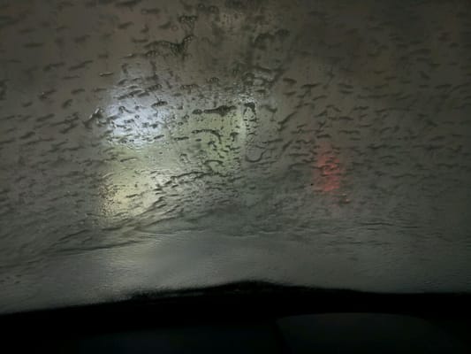 In the car wash