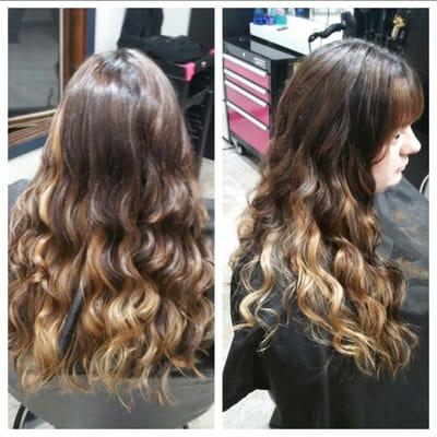 Balayage highlights