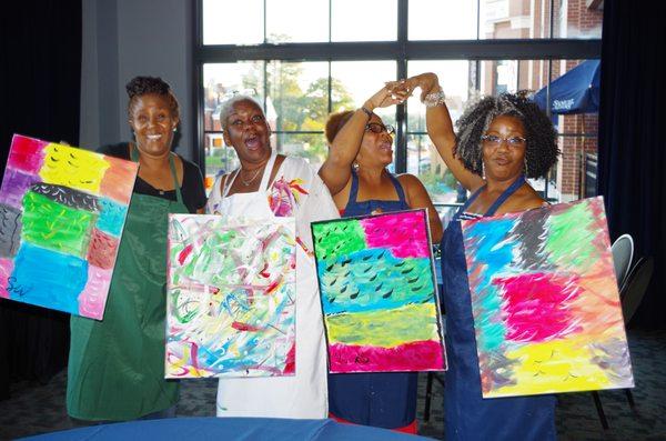 Eat Drink Paint... Happy Birthday! Shauna Watkins celebrates her 50th birthday with family & friends. Congrats!