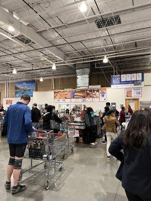 Costco on a Friday night