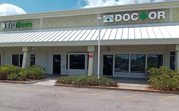 Marijuana Doctor Sarasota medical cannabis card evaluation clinic exterior next to Trulieve