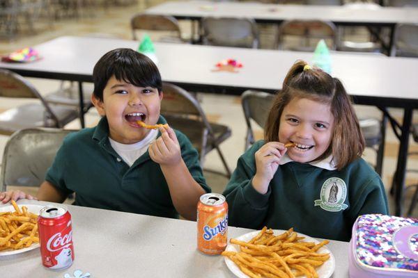 Santa visit and Christmas Luncheon