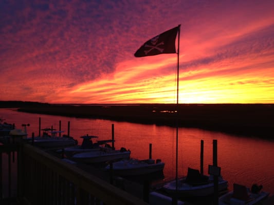 Sunset at Whale Creek Marina