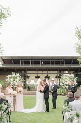 How beautifully his flowers framed us