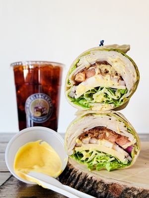 Avocado Turkey Wrap