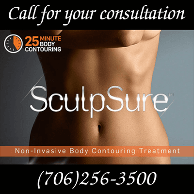 SculpSure is a non-invasive body contouring system for areas such as the abdomen and love handles in only 25 minutes.