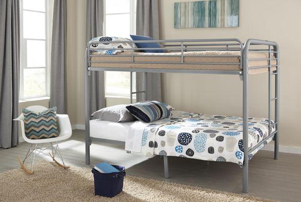 TWIN TWIN BUNKBEDS WITH THE MATTRESSES ONLY $299.99