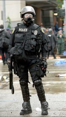 Darth Vadar is my name! Seattle Riot Police