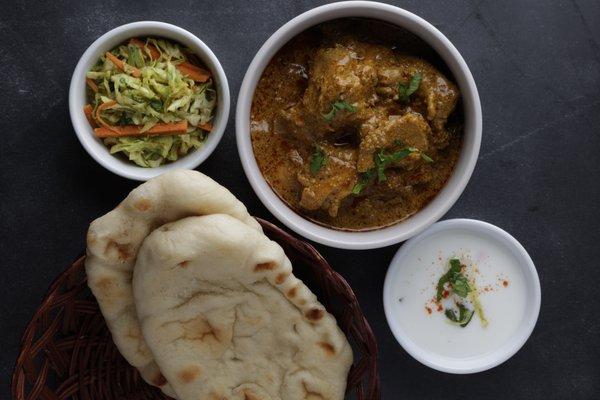 Mutton Curry with Naan