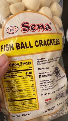 Best fishball crackers!! Super happy to have found these