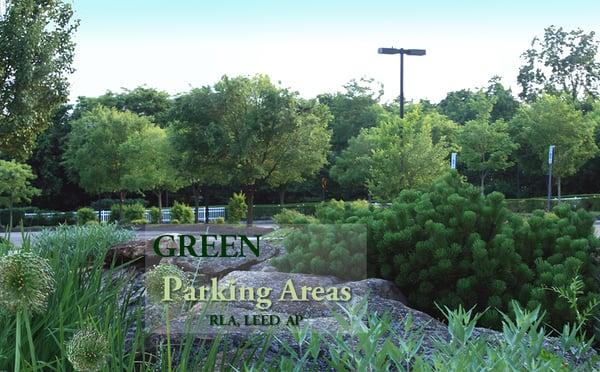 MVR's Rye Country Day School Green Parking Lots built and planted in 2000. In 2012 photo.