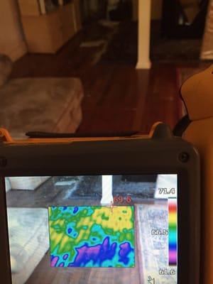 Floor inspection (thermal imaging )