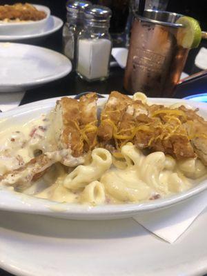 Mac 'n Cheese with chicken!!