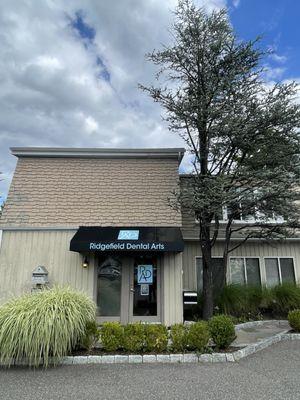 Front entrance to Ridgefield Dental Arts where we care for your dental and oral health, and keep our patients smiling!