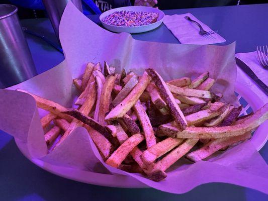 Delicious hand-cut fries!