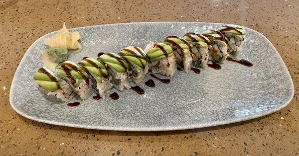 Green Dragon sushi roll