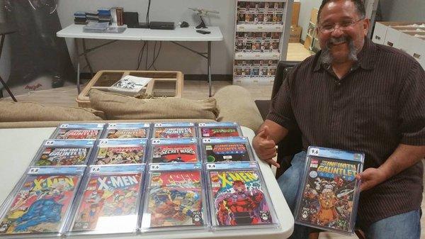 CGC Authorized Dealer! Another Happy Customer with his new graded comics!