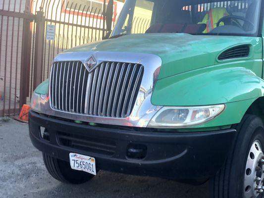 He was in the middle of the road with the door open in San Leandro st.  on July 22nd at around 6:20pm.