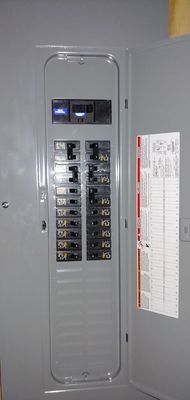 Service Change completed new 200 amp circiut breaker panel