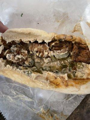 Lamb Shish Kabab Sandwich