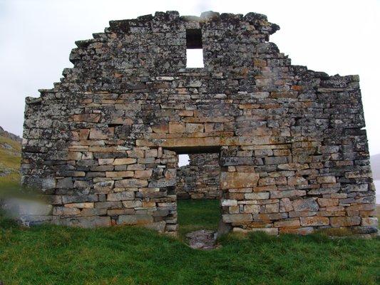 Whalsey Church founded by the Vikings 1000 years ago in South Greenland