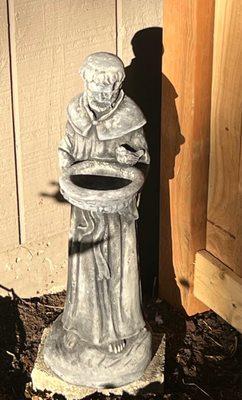 St Francis of Assisi ( bird feeder)