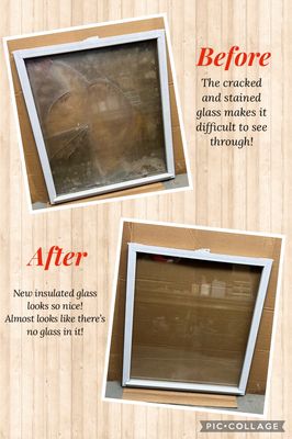 Same day service on most glass repairs, by appointment.