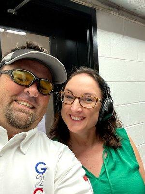 Fun at the range with a great student.