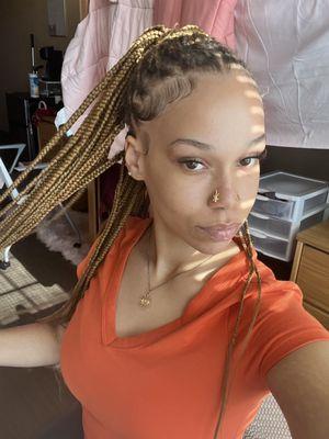 Small Knotless Braids