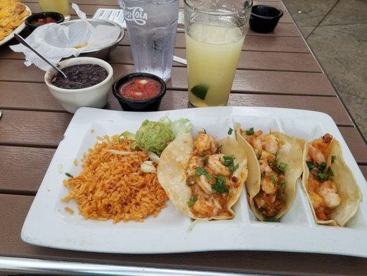 Shrimp tacos