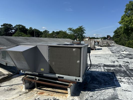 New Rooftop Unit Installed