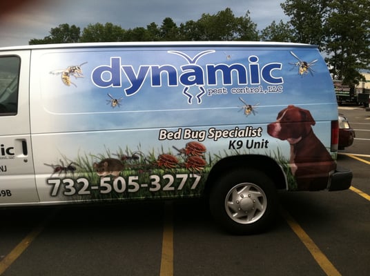 Dynamic Pest Control Van Serving in Jackson NJ