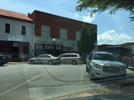 On the square in Sandersville