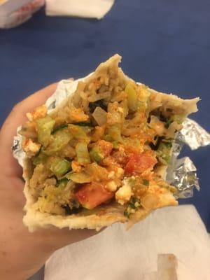 Veg burrito