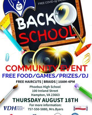 Our First Back 2 School Commonwealth Day