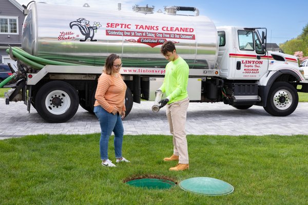 Guiding homeowners through septic maintenance, offering complimentary filter cleanings with every pump (if you have a filter).