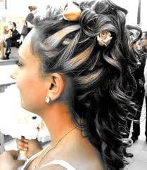 bridal updo