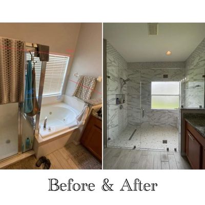 Before and After Bathroom Images!