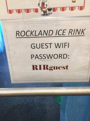 You need this. No cell service inside the rink.