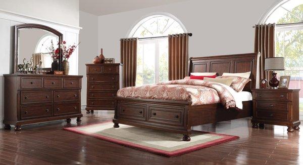 5 Piece set 999.00
  HB,FB,Rails,dresser and mirror