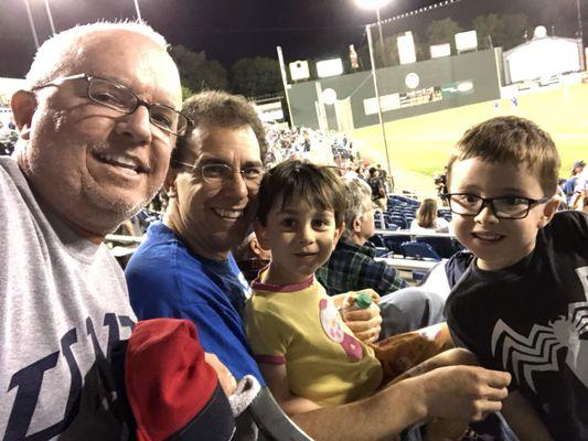 Levey takes in a Sea Dogs game at Jewish Comments night