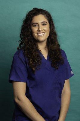 Caitlin, one of the dental hygienists