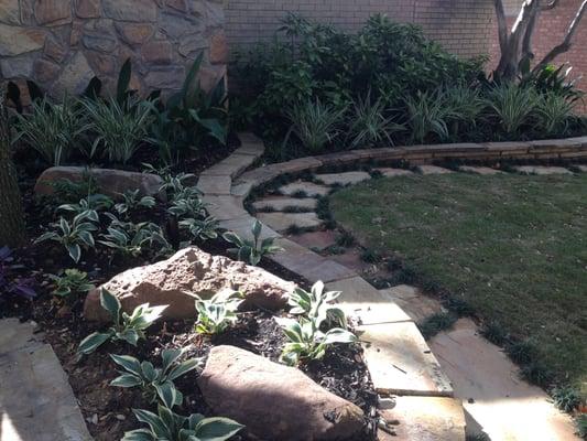 we off many styles of stone work for pathway option