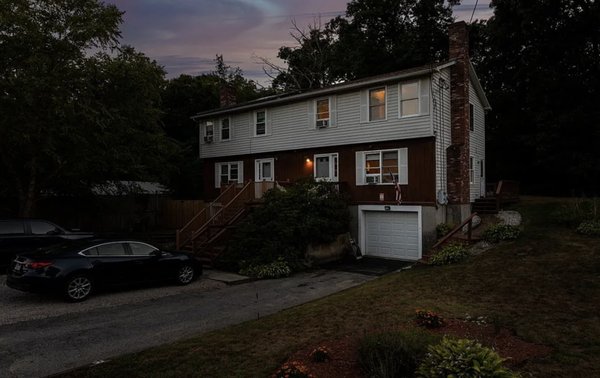 Dusk shot of one our recent listings in Worcester.