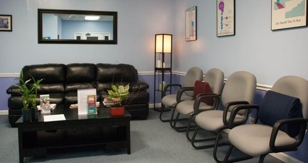 Elegant Warm sitting area as our Waiting Room