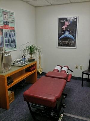 One of our therapy and adjustment rooms