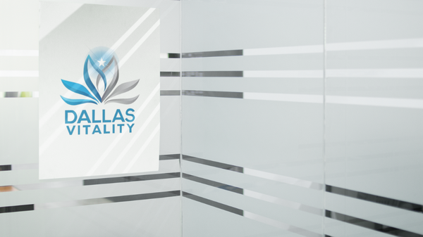 Dallas Vitality Clinic Rowlett, TX, Window Signage