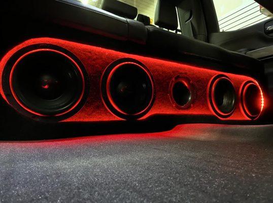 Under Seat Sub Enclosure