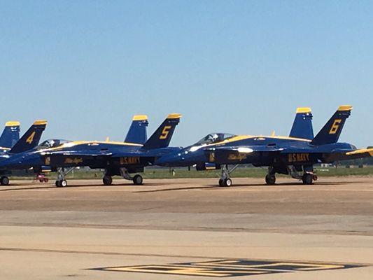 5/6/17. Saturday. 2017 Air Show. The Blue Angels are here!