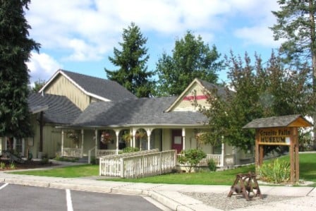 Sharp House and the main Museum building